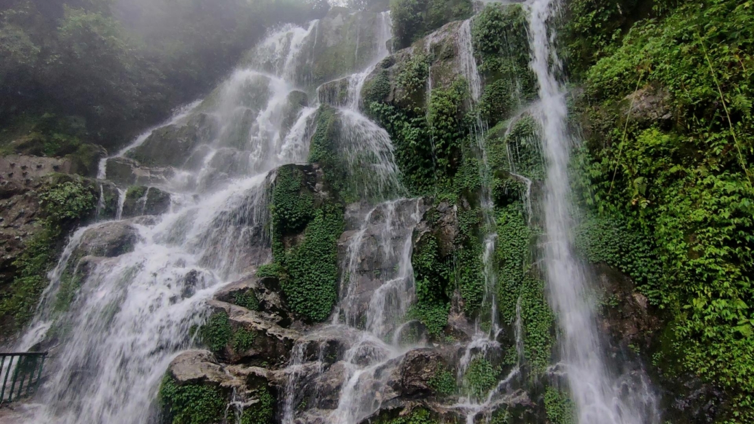 The Bakthang Waterfall